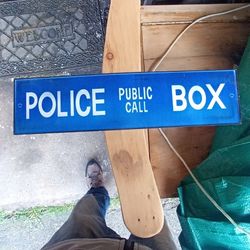 Police  call box  sign