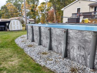18' x 33' Oval Above  Ground Pool Package- Everything You Need (Minus the Liner)!
