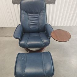 Stressless Recliner And Ottoman 