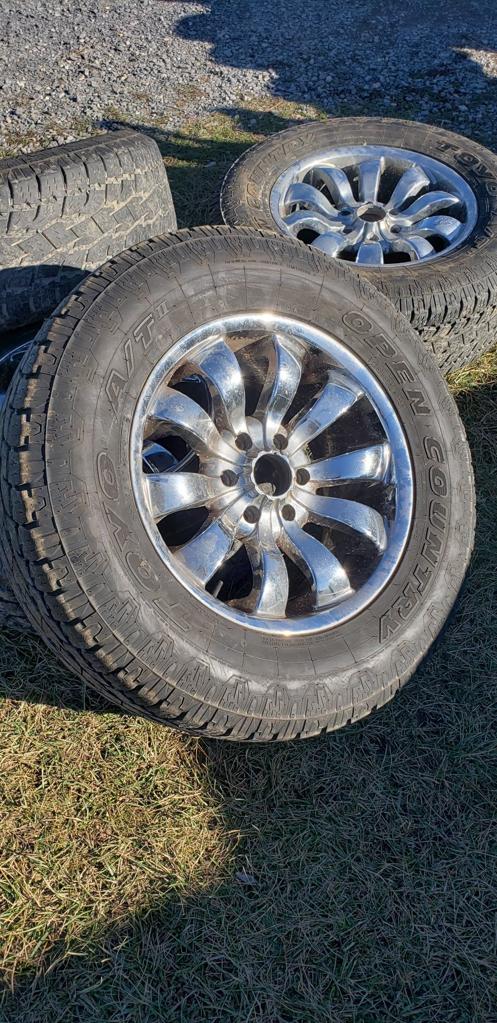 Set of 4 tires and wheel's #275 /65/18