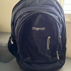 JanSport Driver 8 Rolling Backpack Laptop Travel Bag Blue 
