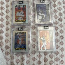 2022 mlb la all star game tops set art collection