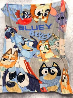 bluey blanket