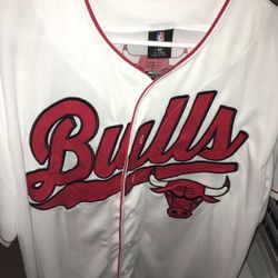 bulls baseball jersey