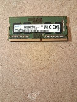 4gb Samsung DDR4 Laptop ram