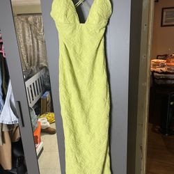 Lime Green Dress