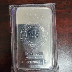 10oz eBay Canadian Mint Silver Bar