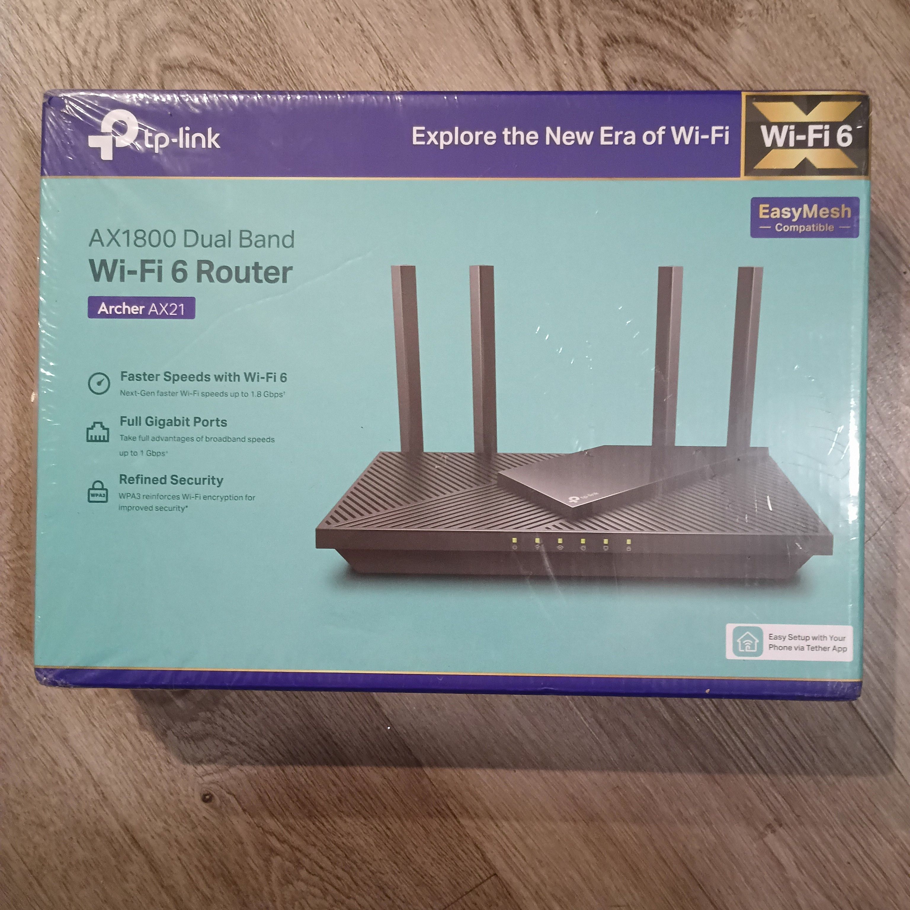 TP-Link AX1800 Dual Band Wi-Fi 6 Router