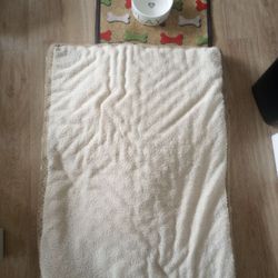 Dog Bed Bowl And Mat
