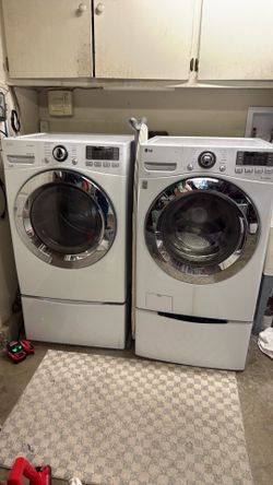 LG washer and dryer