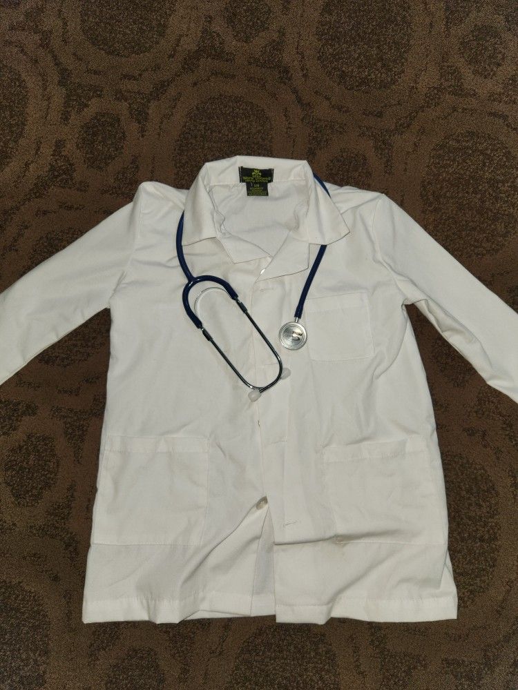 Child Size 5/6 Doctor Costume/ Disfras De Doctor Para Niños Talla 5/6