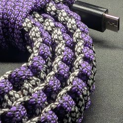 Paracord Charger, usb-C 3.5ft