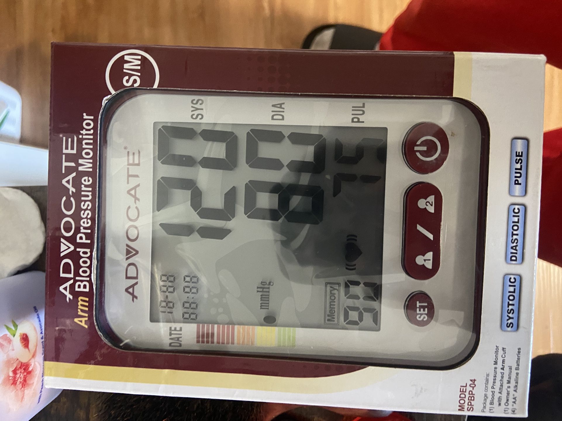 Arm Blood Pressure Monitor DATE ADVOCATE