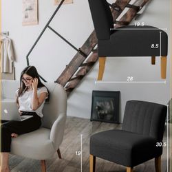 New grey 18 inch dining chair