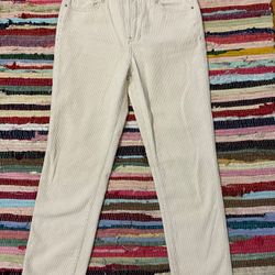 PacSun Mom Jeans (Beige Corduroy) size 27