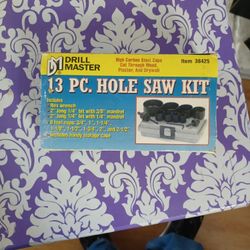 Drill Master 13 PC. Hole Saw Kit