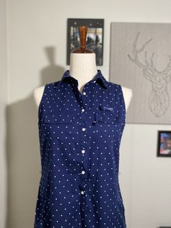 Polka Dots Blue Dress