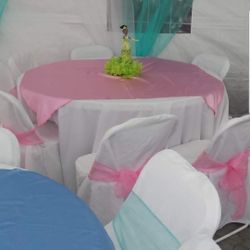 Cubresillas,   Diamantes ,Telas Para Carpas, Y Moños De Venta