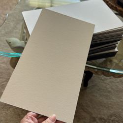 100 watercolor, paper, cardboard sheets