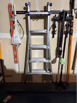 Werner extendable 21ft aluminum ladder