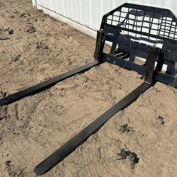 Skid steer Fork Attachment
