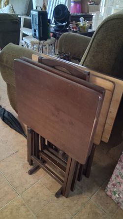 $40 for 4 folding dinner trays