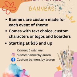 Custom Banners