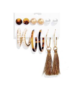 Earrings Set Of 6