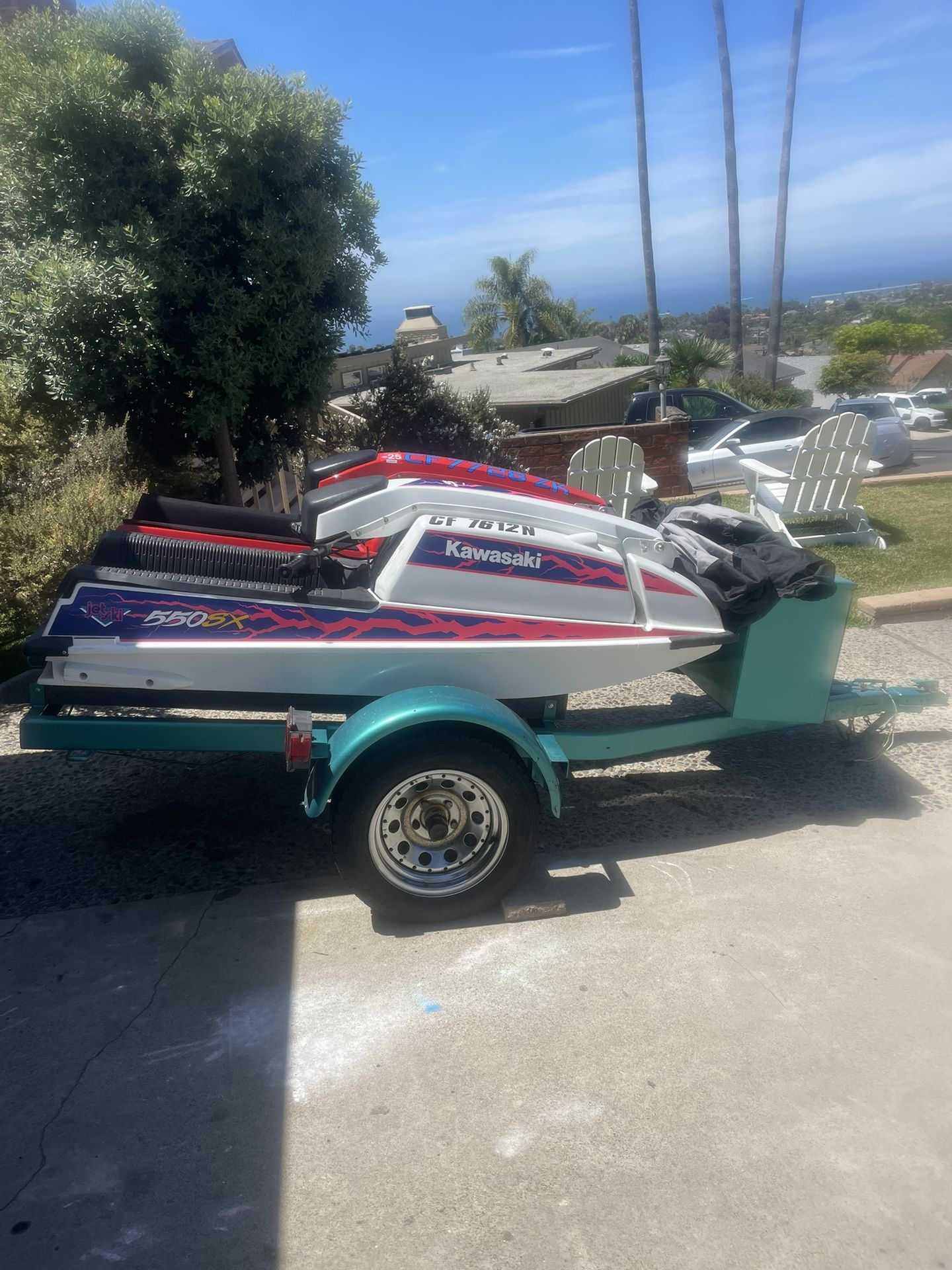 Jet Ski Package 550sx (92) 550js (87) And Trailer
