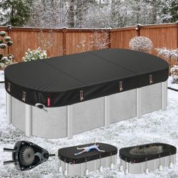 New Pool Cover Above Ground Oval 12x24