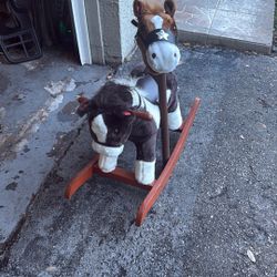 Kids Rocking Chair Horse And A Pole Horse