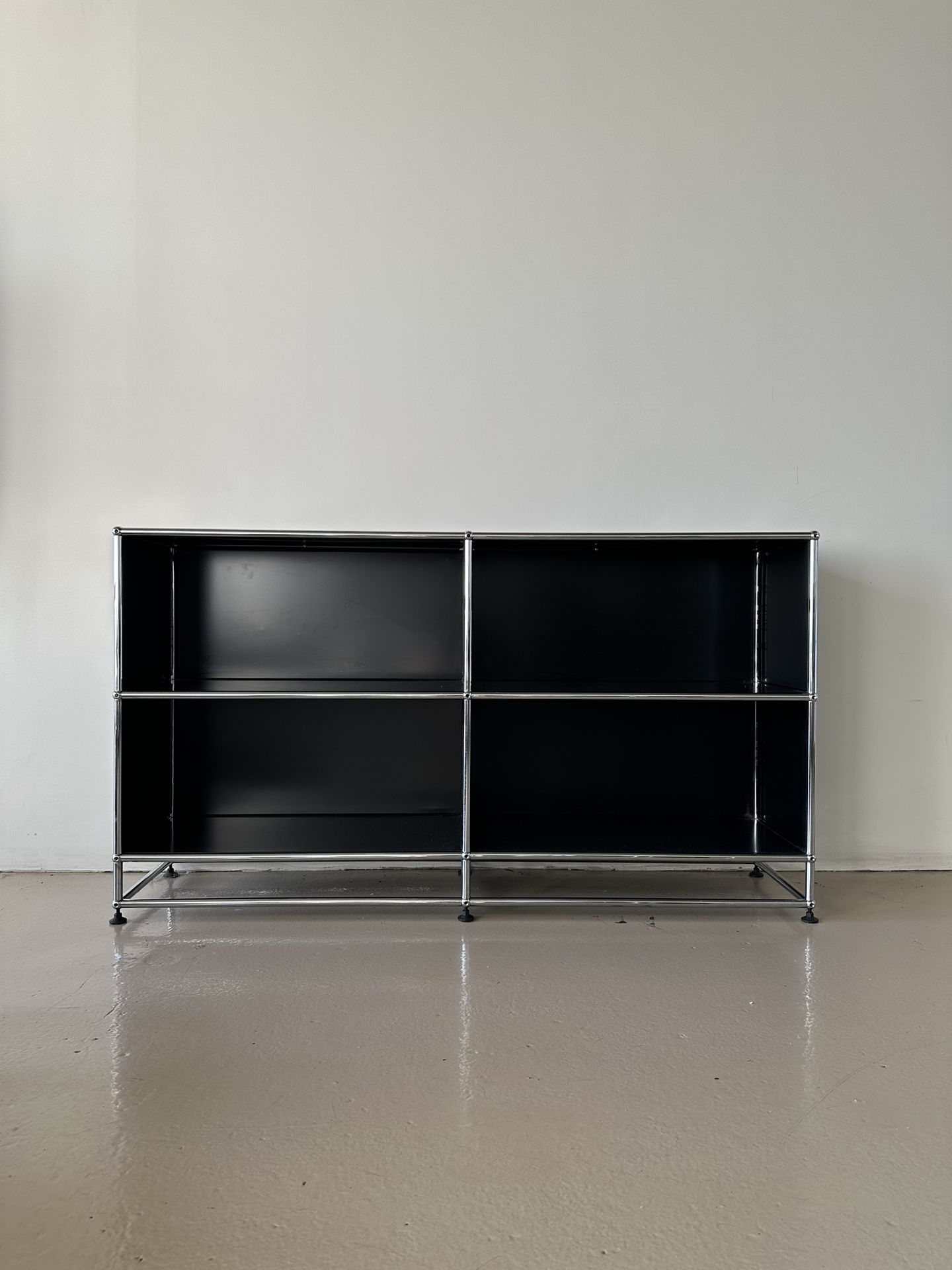 USM Haller Four Section Shelving Unit