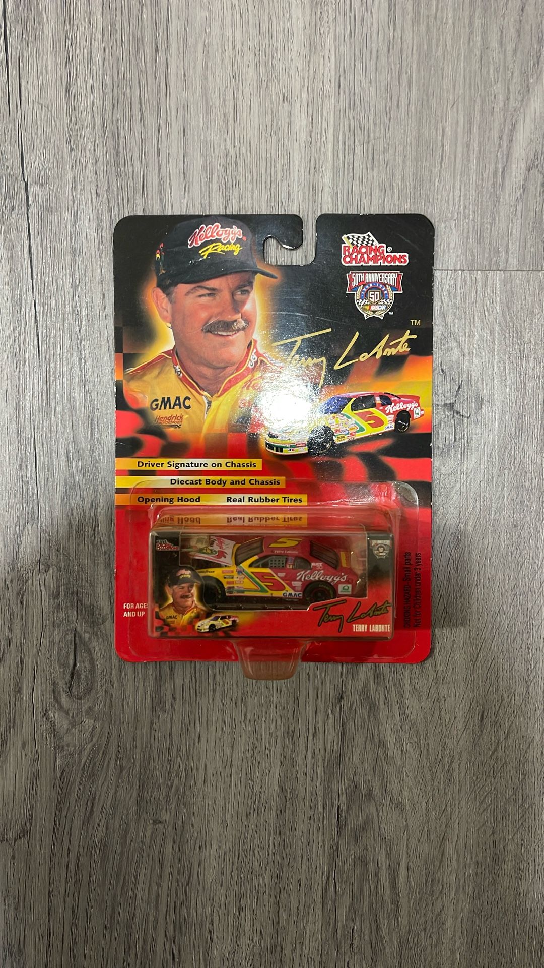 Racing Champions 50th Anniversary Nascar #5 Terry Labonte Opening Hood Kellogg's