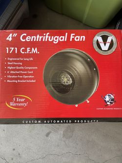 Valuline 4” Centrifugal Fan