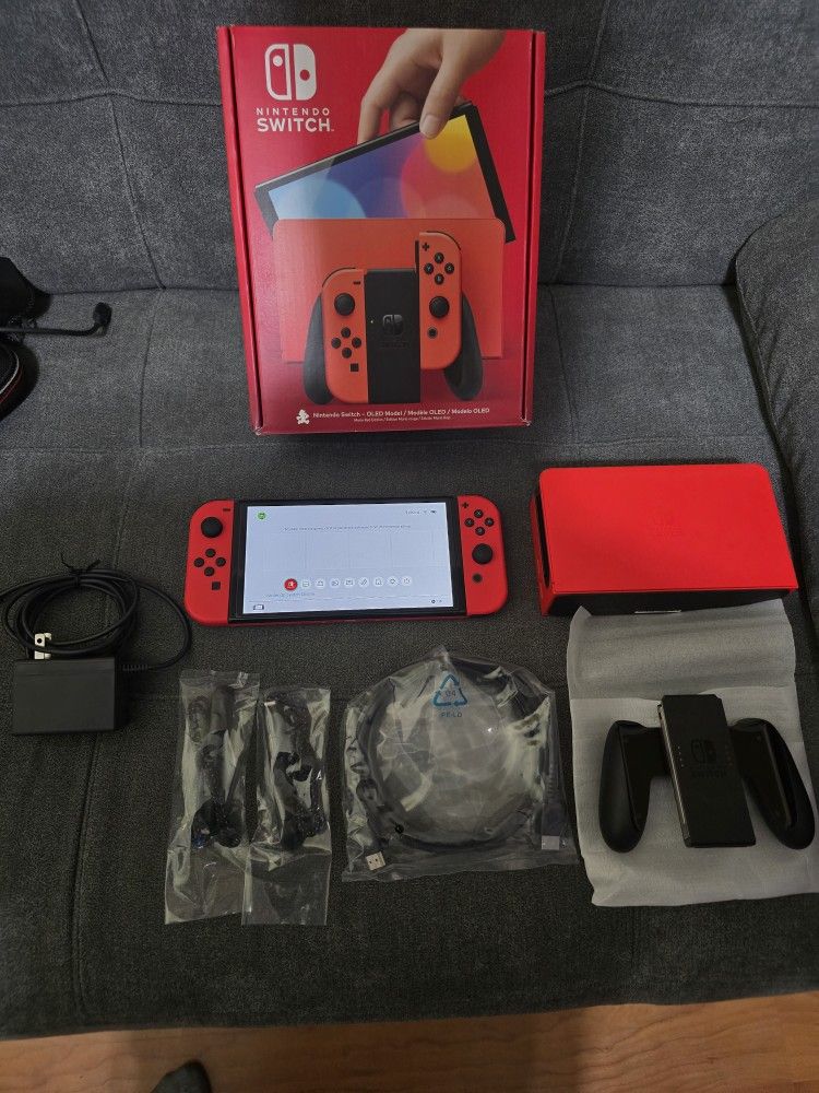 Nintendo Switch Oled Mario Red Edition