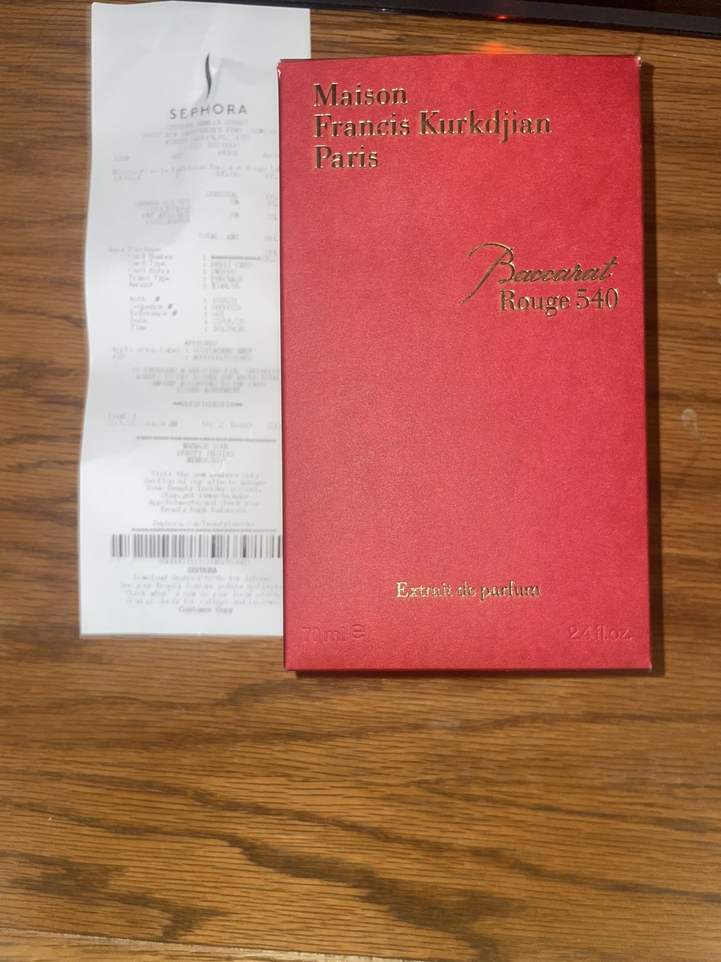 Baccarat Rouge 540 (2.4 OZ)
