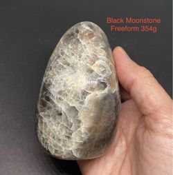 Black Moonstone Stone from Madagascar 354g
