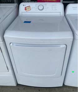 LG White Dryer