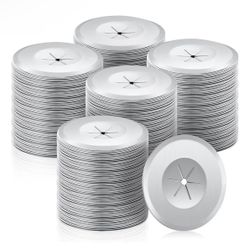 Dunzy 1.5 Inch Perforated Insulation Pins Self Locking Washers Flat Washer Round Galvanized Steel Plaster Washers for Wall and Ceiling (1000 Pieces)