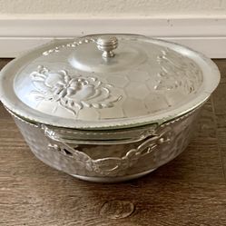 Vintage Aluminum Bowl Dish Nasco Italy