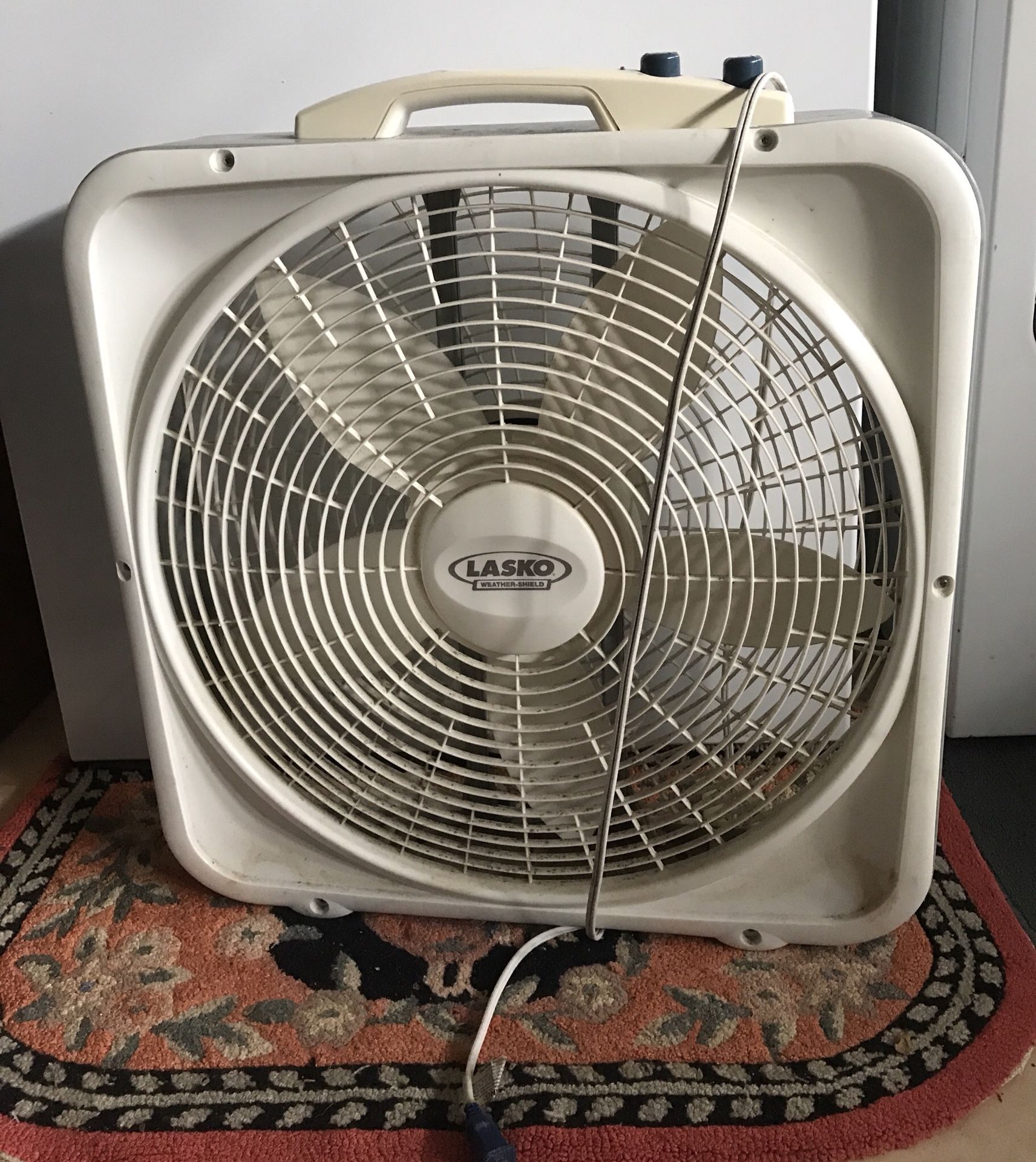 Lasko weather shield box fan for Sale in Davie, FL - OfferUp
