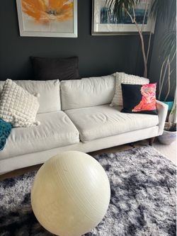 White Couch 7’