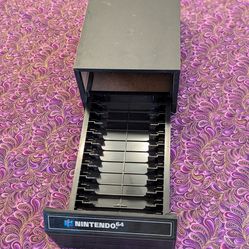 12 cartridge Nintendo 64 Drawer