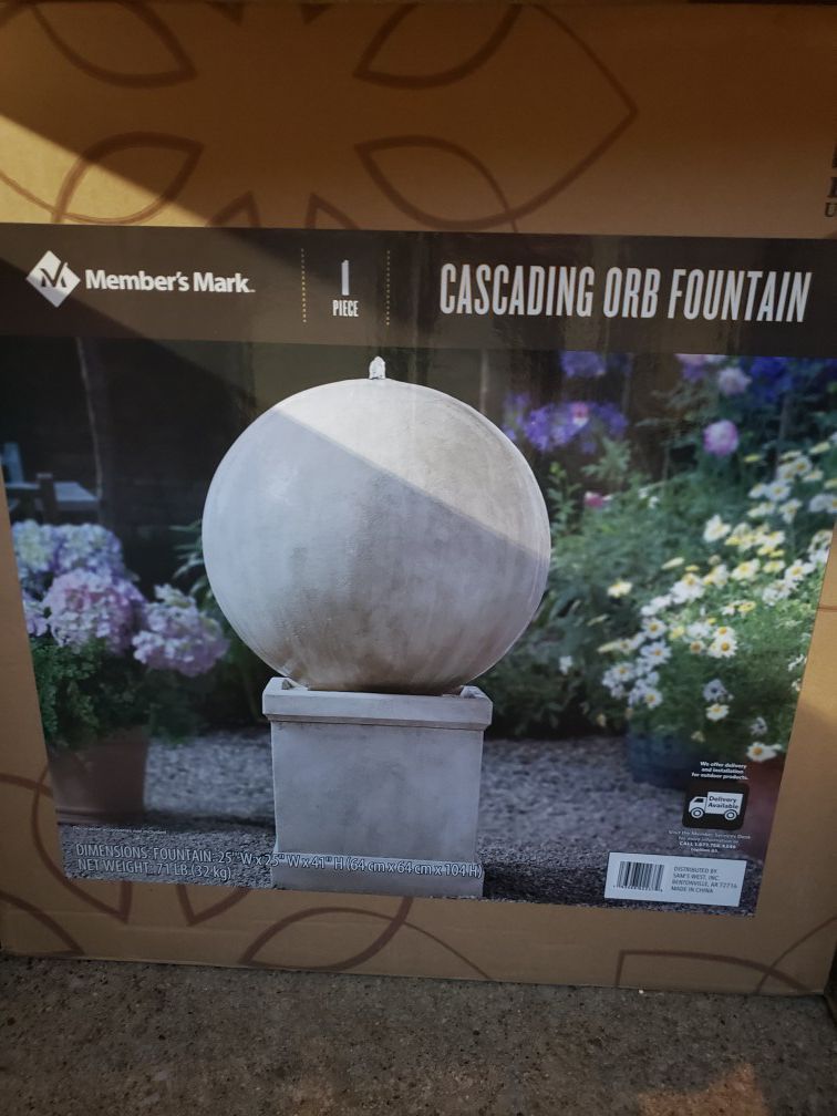 Cascading Orb Fountain