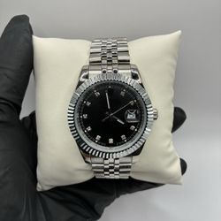 Black & Silver Luxury Watch