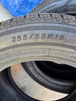 2 tires 255/55R18