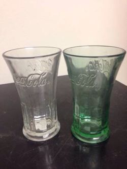 Vintage Libby Flared Coca Cola Glass Tumblers