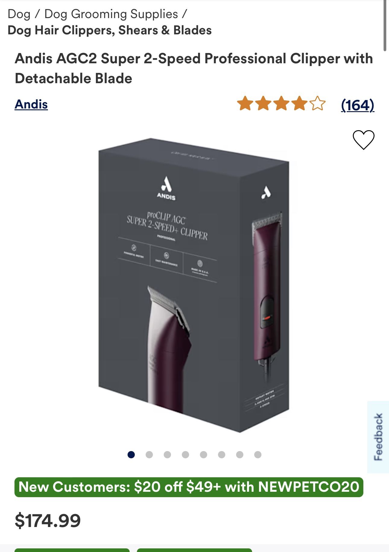 Andis Professional Pet Hair Clippers