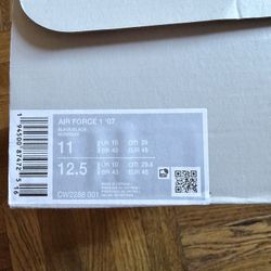 Black Nike  Air Force One