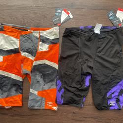 New two pairs of Speedo Endurance+ swim shorts, Size M